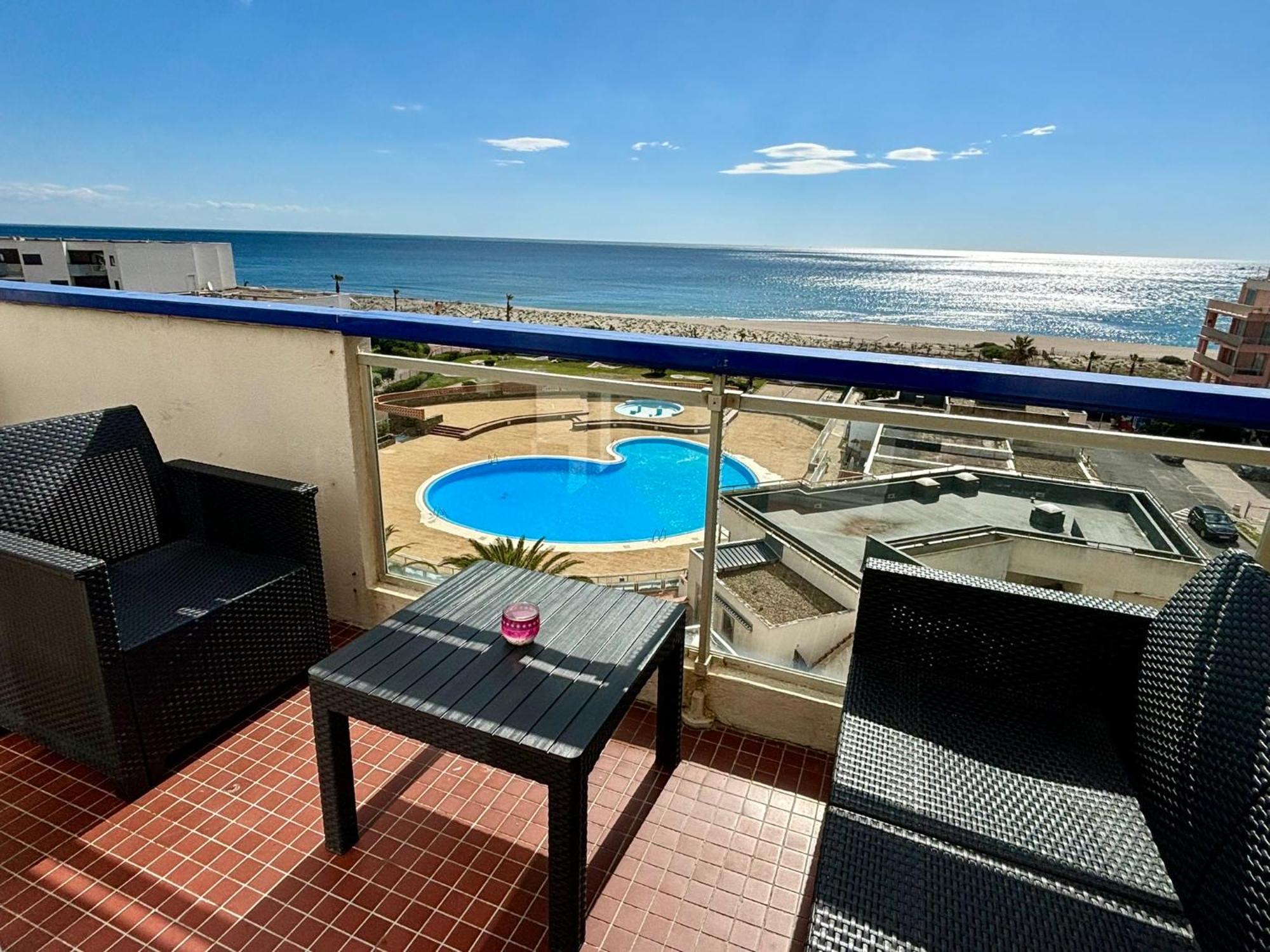 *Au Lydia* Appartement Vue Sur Mer, Avec Piscine. Le Barcares Exterior photo
